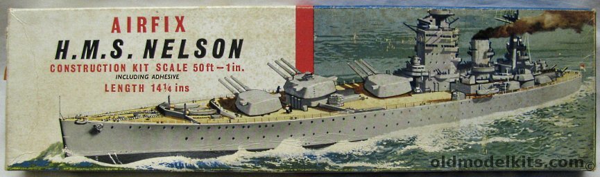 Airfix 1/600 HMS Nelson T2 Issue, F403S plastic model kit